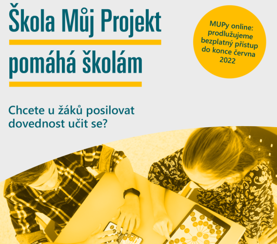 Škola Můj Projekt prodlužuje školám bezplatný přístup do MUPy online